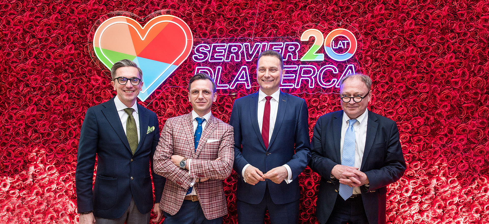 Kampania Servier dla Serca, czyli troszczymy się o serca Polaków. Zdjęcie z uroczystości.